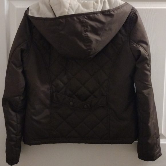 Quilted Brown Lane Crawford Fall Jacket - Picture 3 of 3